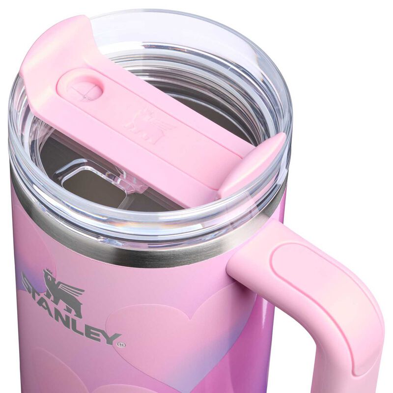 Stanley Valentine&rsquo;s Day Quencher H2.0 Flowstate&trade; Tumbler 30oz Pink Heart image number 2